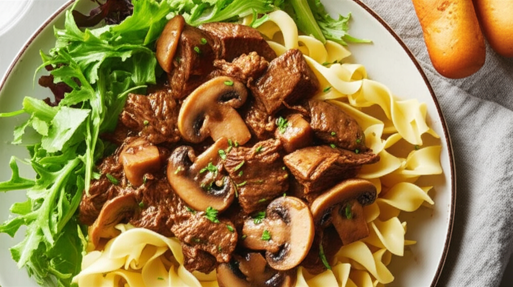 Beef With Mushrooms Crock Pot Recipe image
