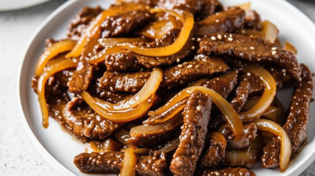 Beef With Onions image