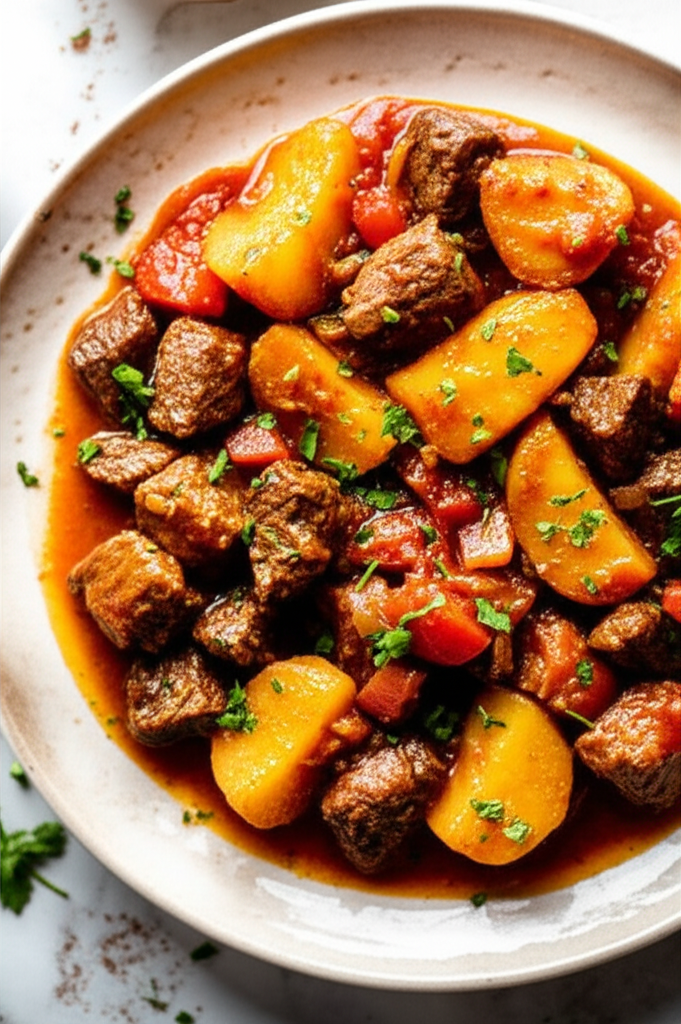 Beef With Potato Tagine image