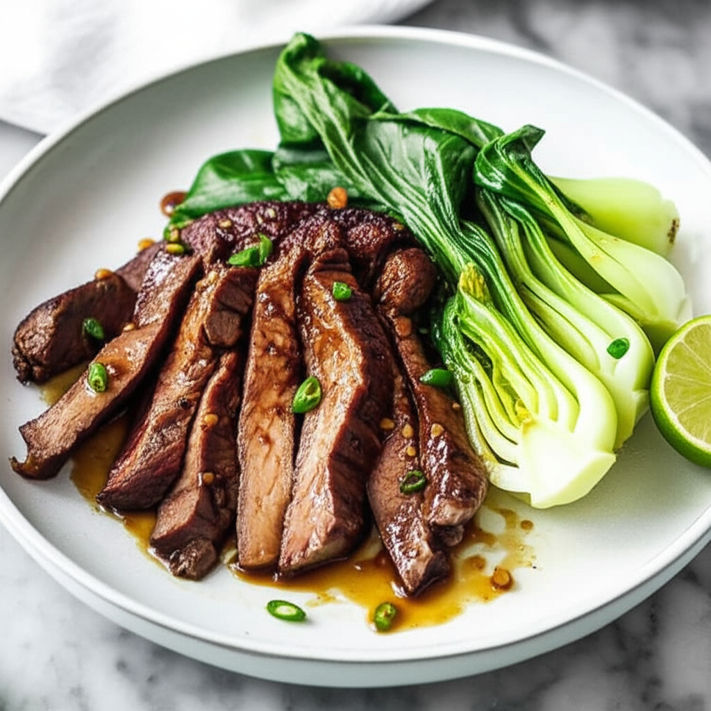 Beef With Soy Sauce And Ginger image