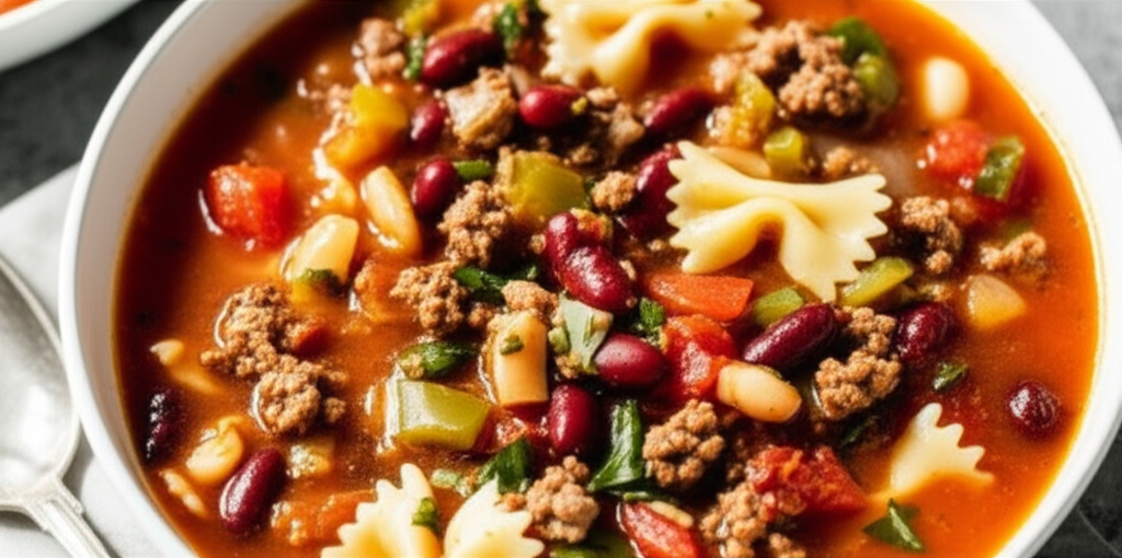 Beef Bean And Tomato Soup image