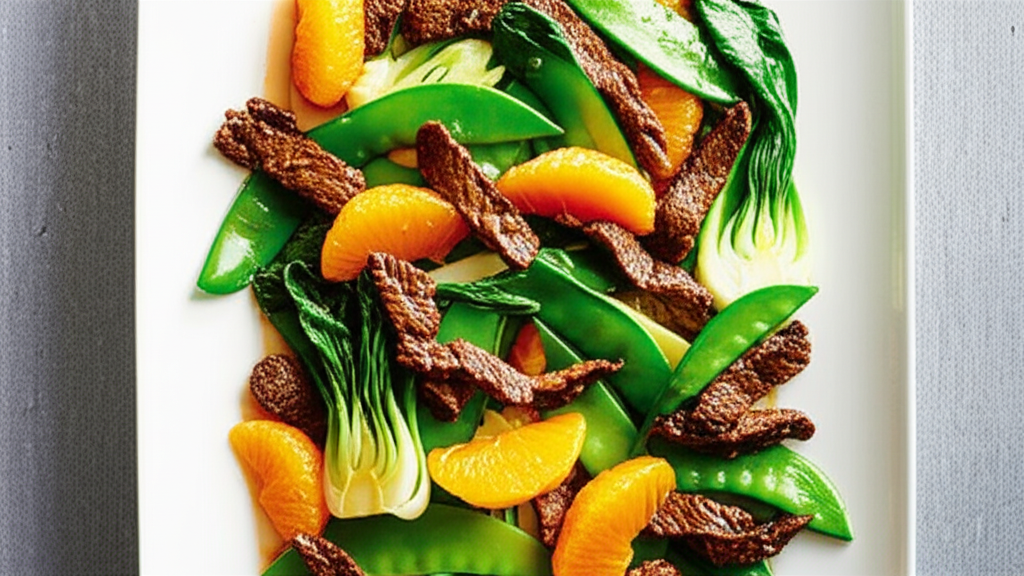 Beef Mandarin And Bok Choy Stir Fry image