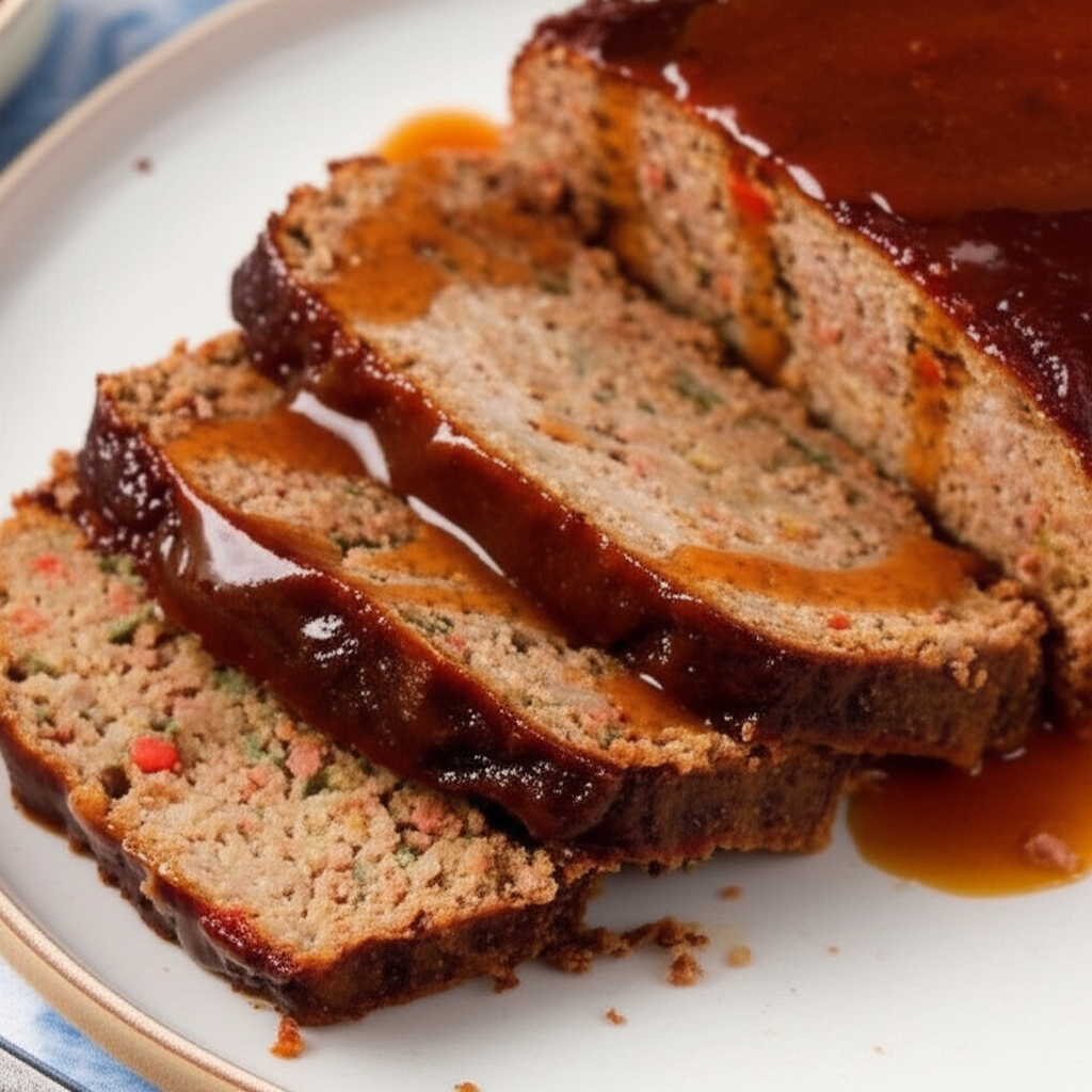 Beef Turkey And Andouille Meat Loaf image