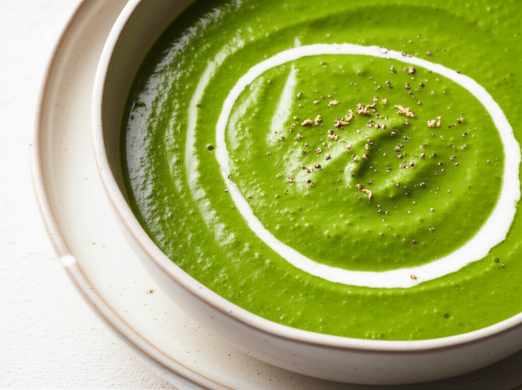 Cream Of Spinach Soup image