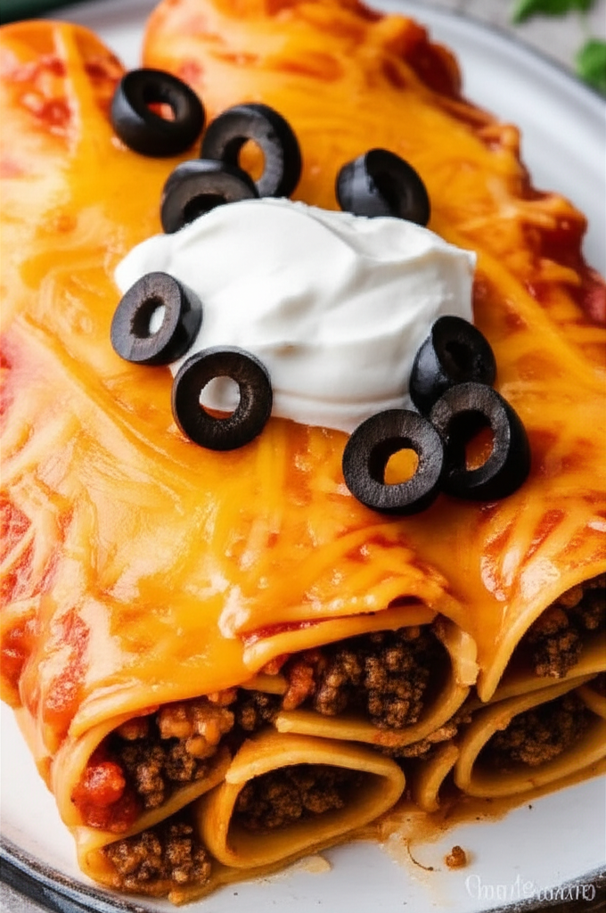 Beefy Noodle Roll Ups image