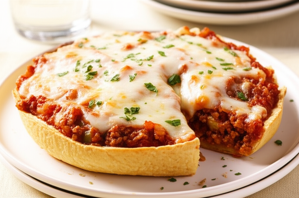 Beefy Pizza Casserole image