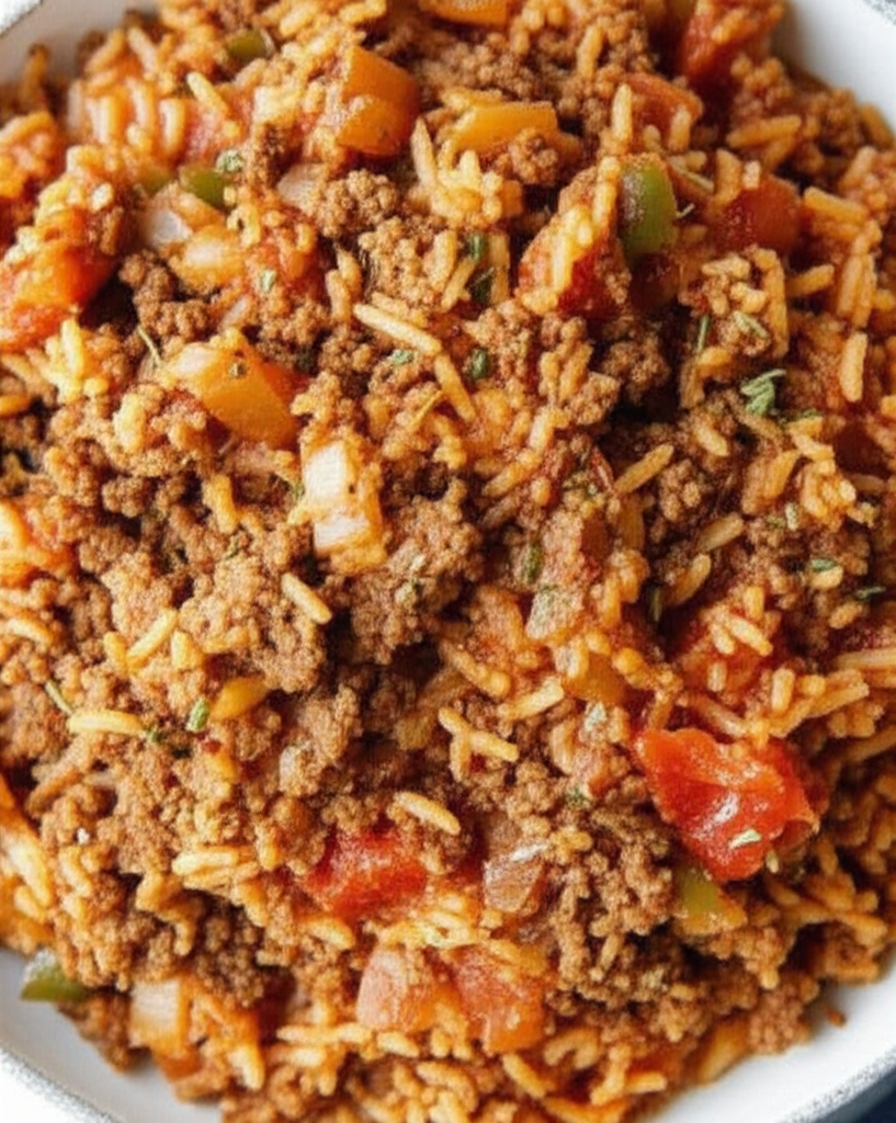 Beefy Tomato Rice image