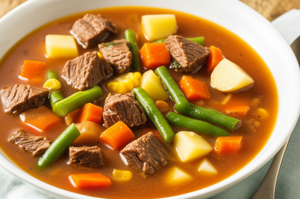 Beefy Vegetable Soup image