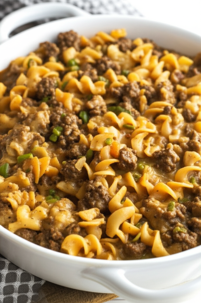 Beefy Noodle Casserole image