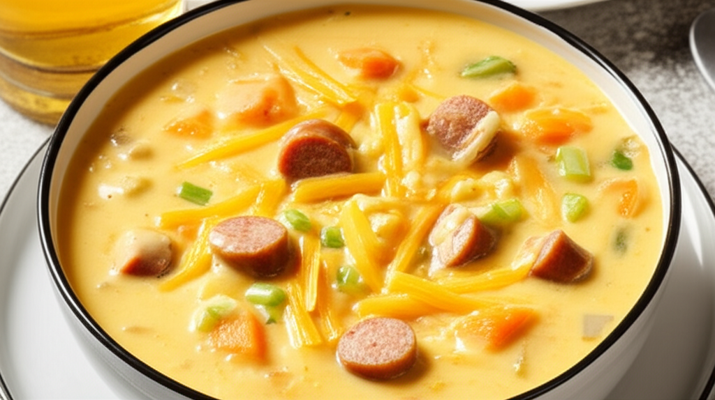 Beer And Cheese Soup image