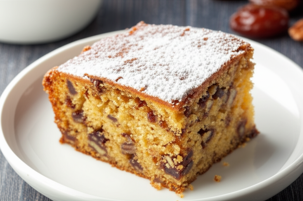 Beer And Date Coffee Cake image