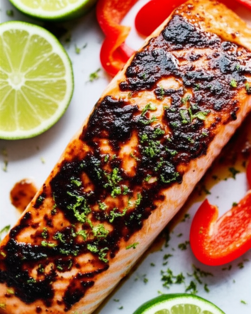 Beer And Lime Marinated Salmon image