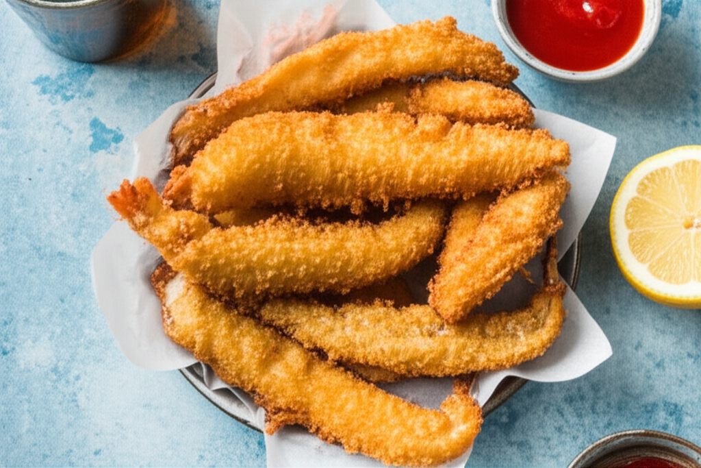 Beer Batter For Fish Shrimp Onion Rings image