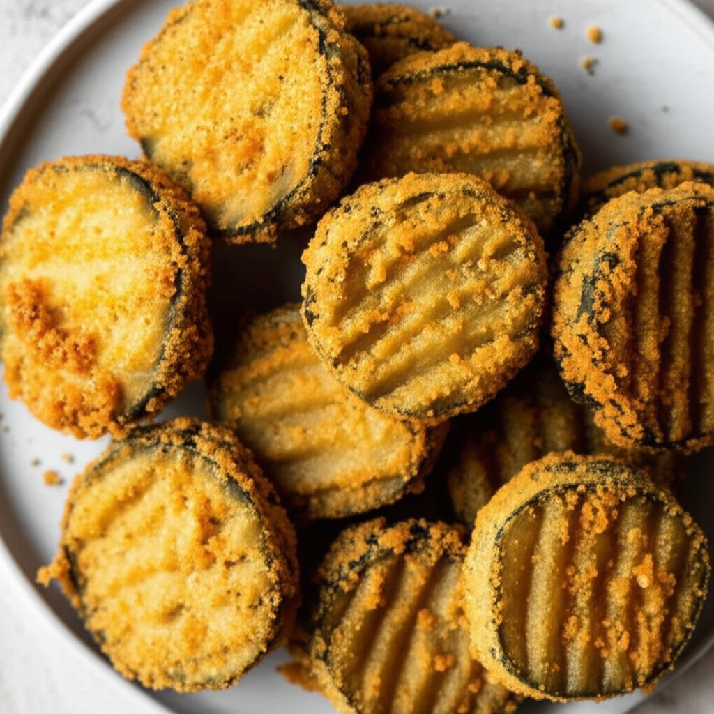 Beer Battered Fried Pickles image