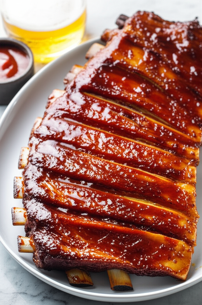 Beer Braised Baby Back Ribs Rice Cooker image