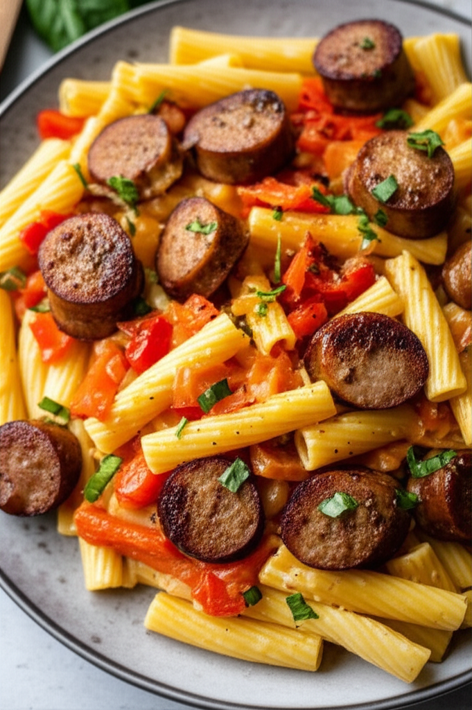 Beer Brats And Pasta image