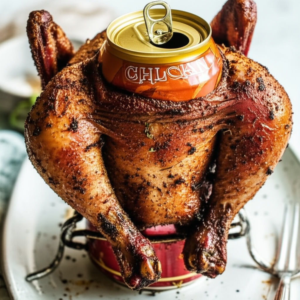 Beer Butt Chicken Beer Can image