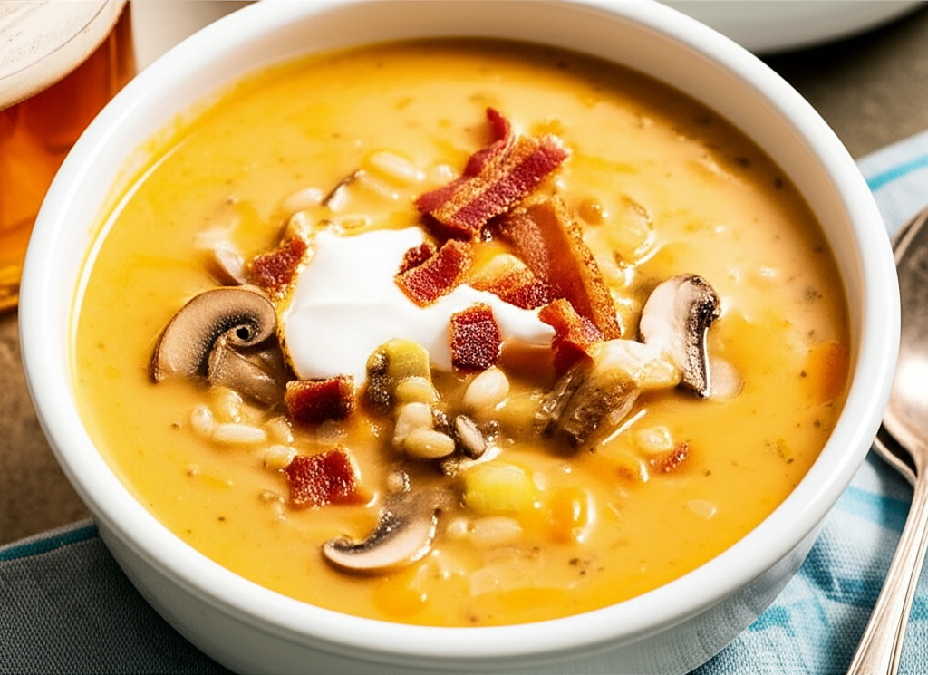 Beer Cheese Soup Aka Leinie's Beer Cheese Soup image