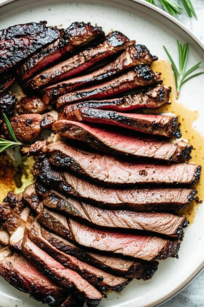 Beer Marinated Grilled Steak image