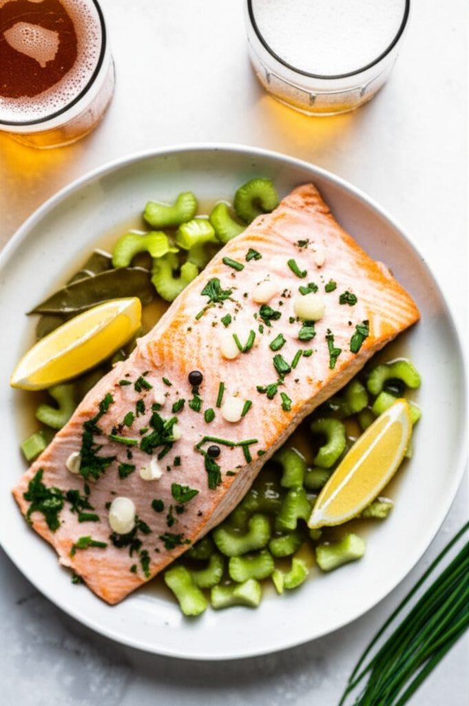 Beer Poached Salmon image