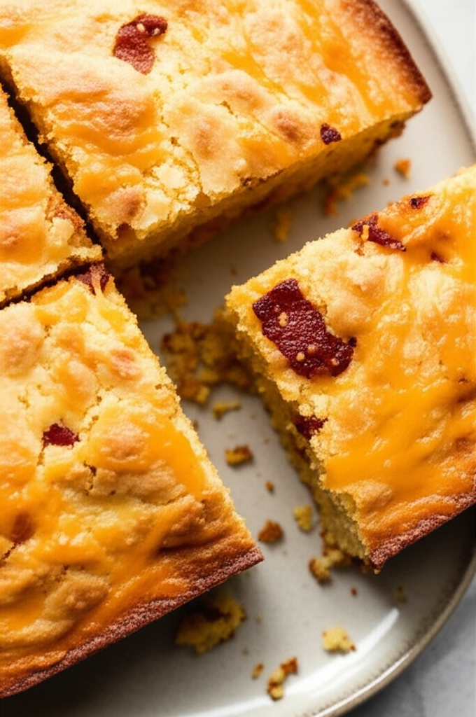 Beer Bacon And Cheddar Corn Bread image