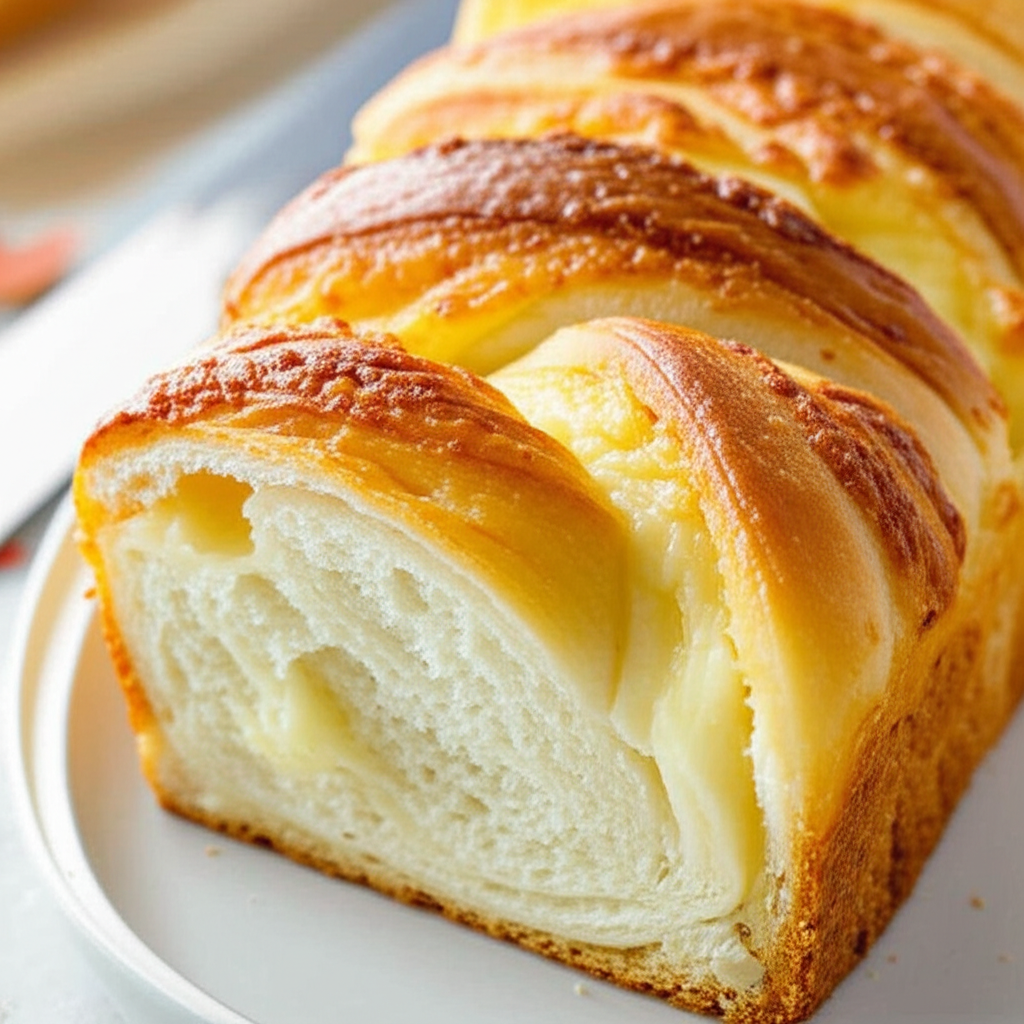 Three Cheese Twist Bread Abm image