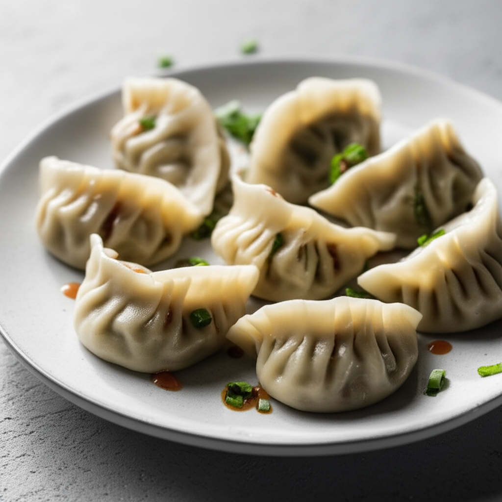 Tibetan Momo A Dim Sum Dumpling From Tibet image