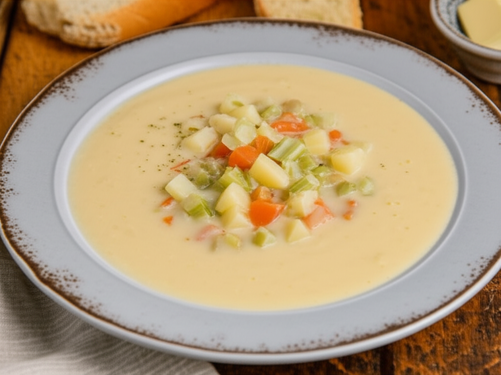 A Fitzgeralds Casino Potato Leek Soup image