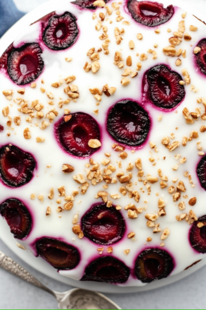 Tom Thumb Cake With Canned Plums image
