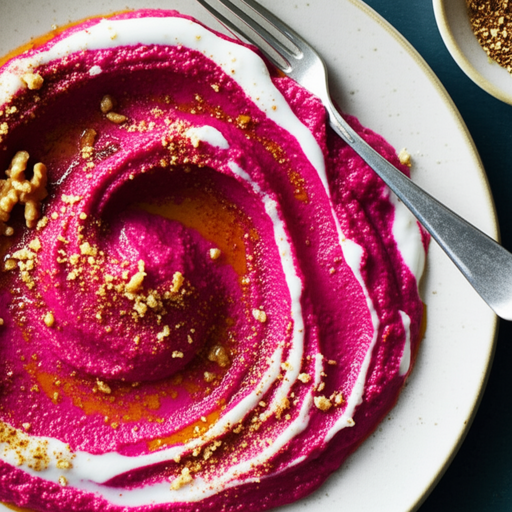 Beetroot And Walnut Dip image