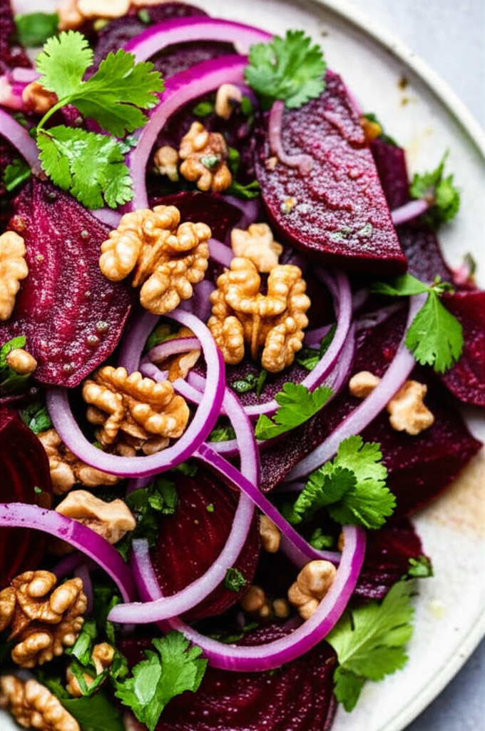 Beetroot And Walnut Salad image