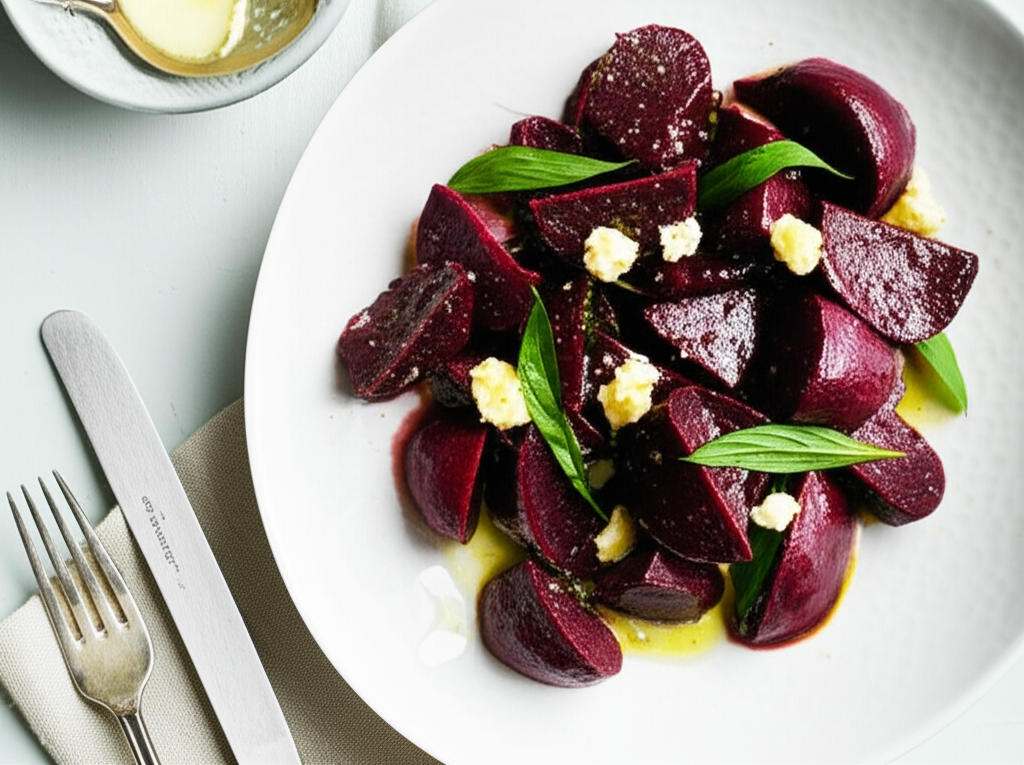 Beetroot With Tarragon Butter image