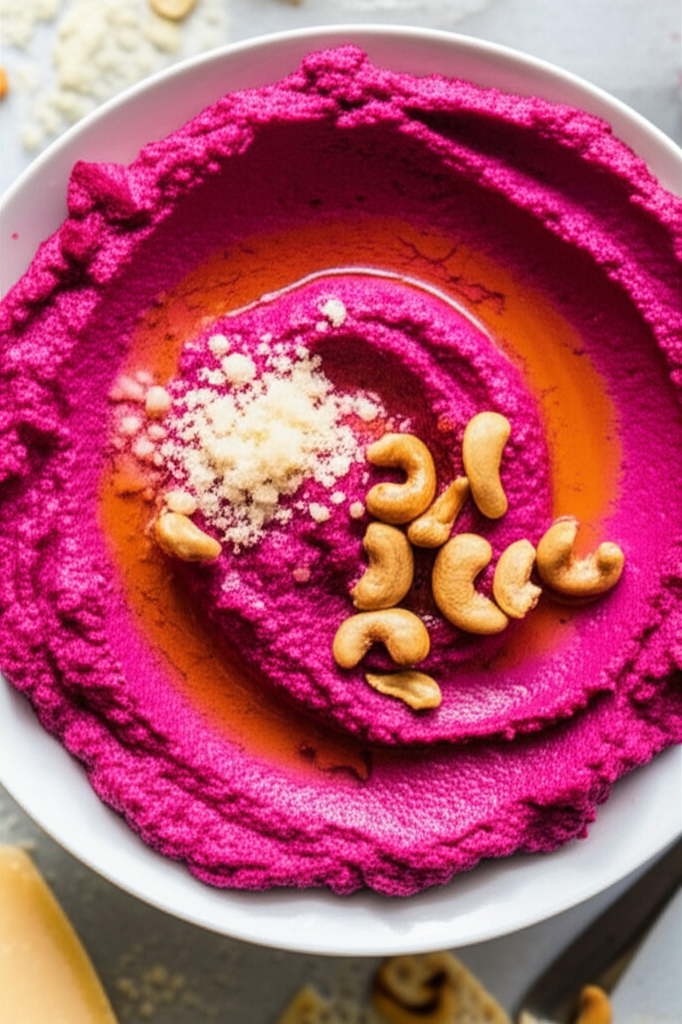 Beetroot Parmesan And Cashew Dip image