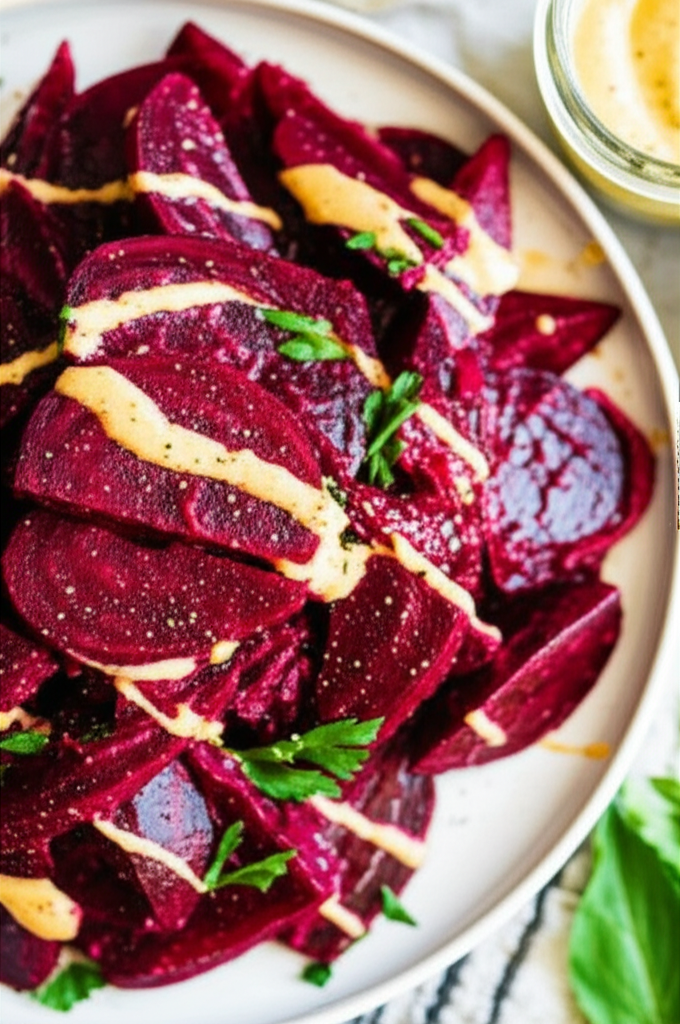 Beets In Mustard Cream image