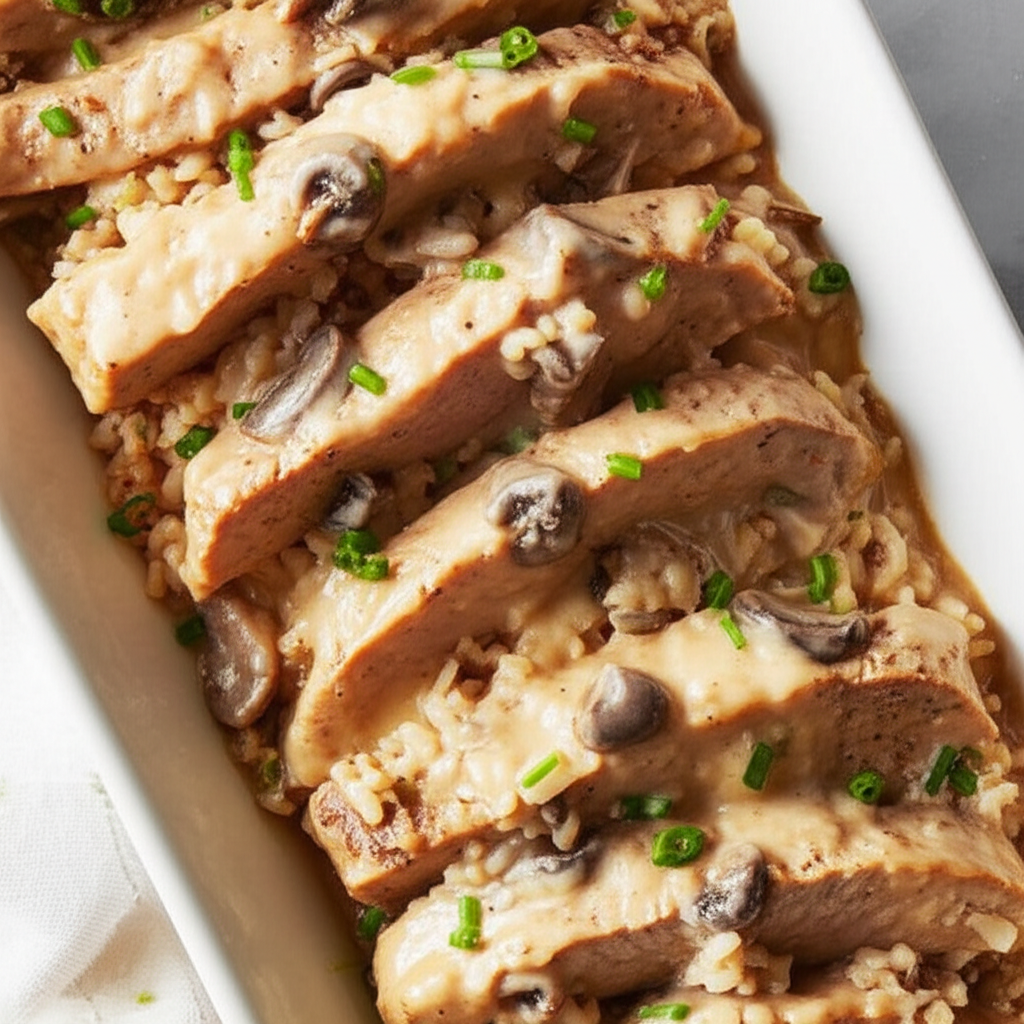 It S Too Easy Pork Chops Rice Casserole image
