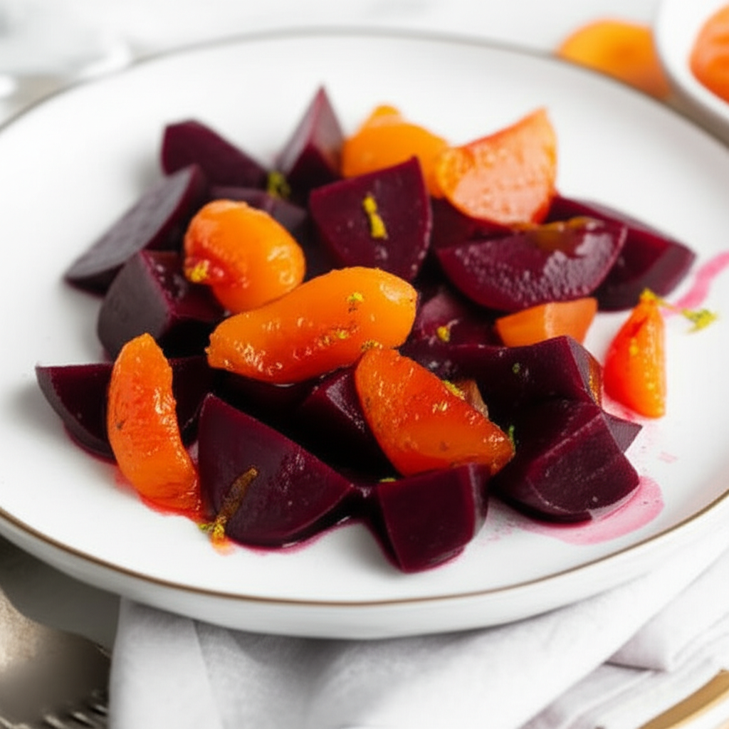 Beets In Orange Apricot Sauce image