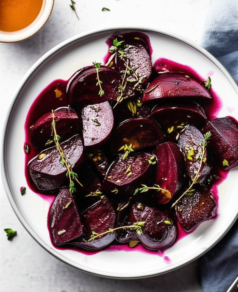 Beets With Balsamic Orange Dressing image