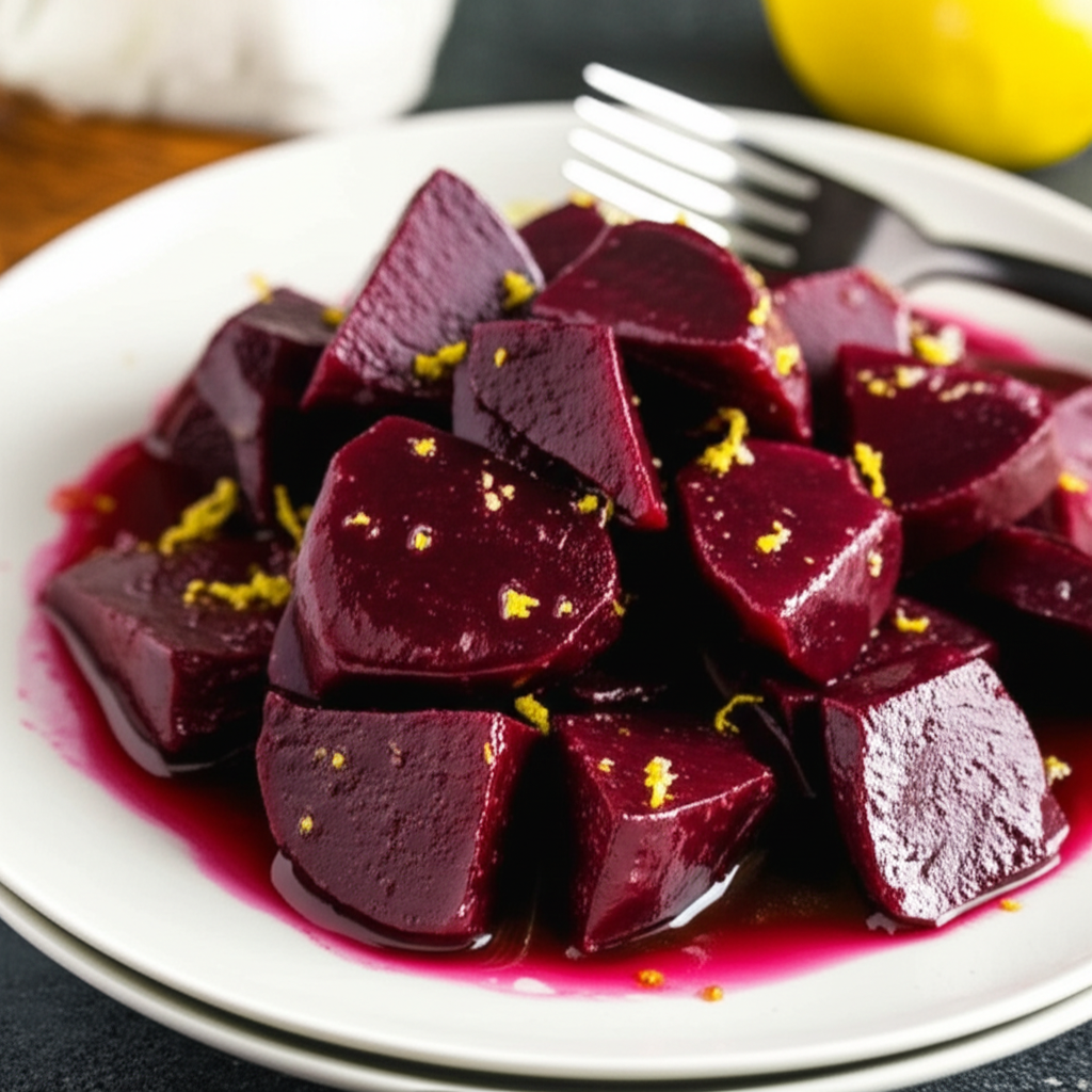 Beets With Lemon Sauce image