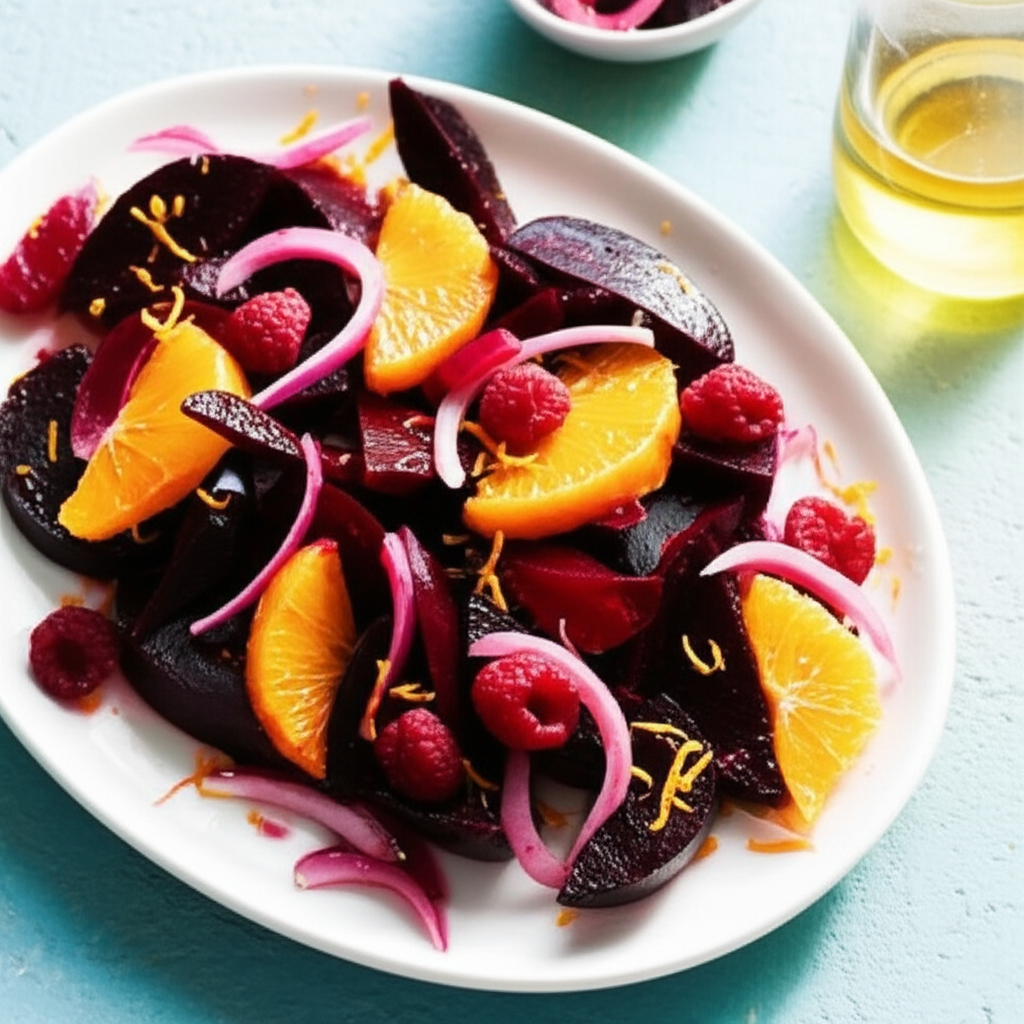 Beets With Orange Vinaigrette image
