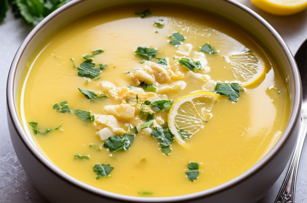 Beid Bi Lamoun Egg And Lemon Soup image