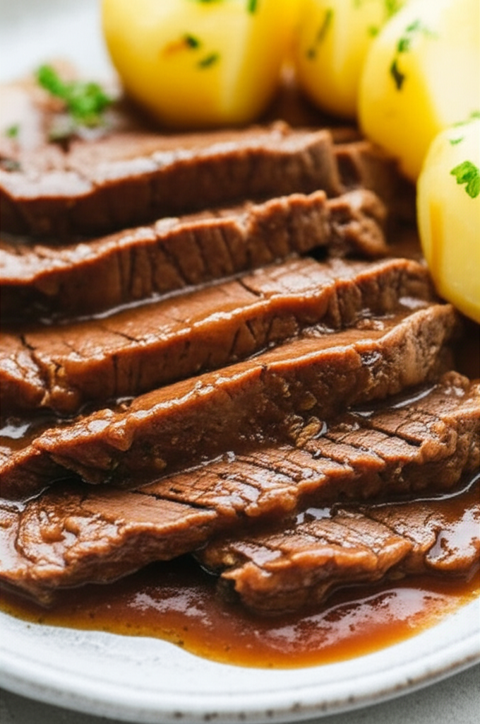 A 1 Round Steak Crock Pot image