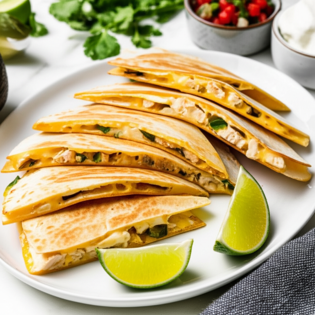 Bek S Creamy Chicken Quesadillas image