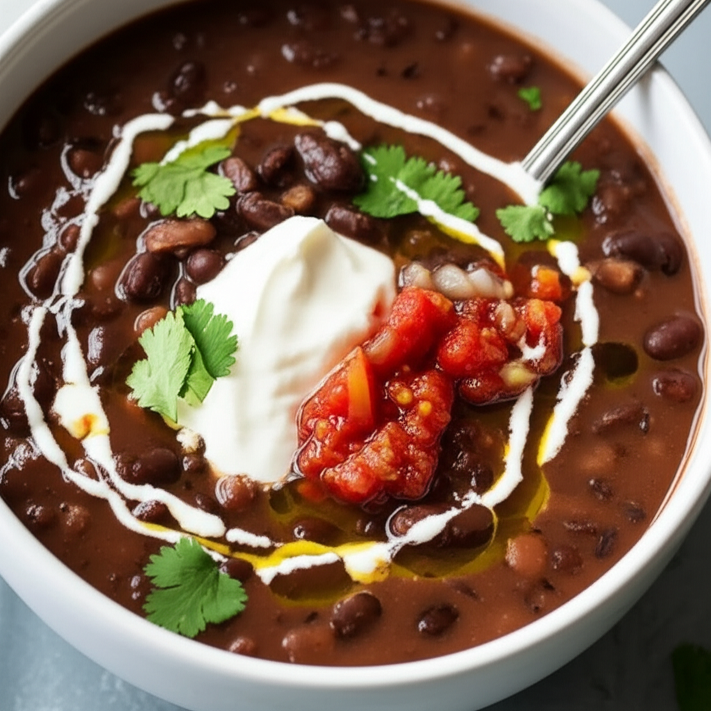 Too Easy Black Bean Soup image