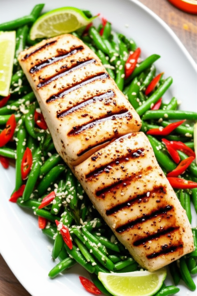 Bek S Grilled Mahi Mahi Fillets In Soy Ginger Marinade Oamc image