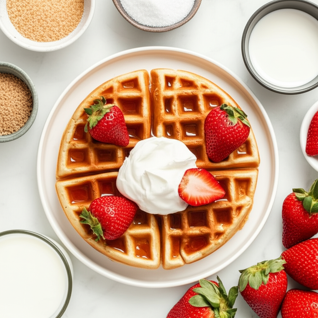 Belgian Brussels Waffles image