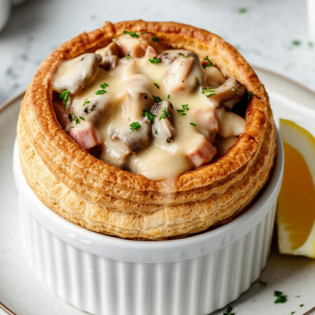 Belgian Chicken Fricassee Vol Au Vent image