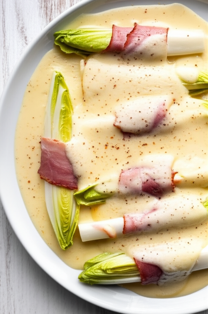 Belgian Endive And Ham Casserole image