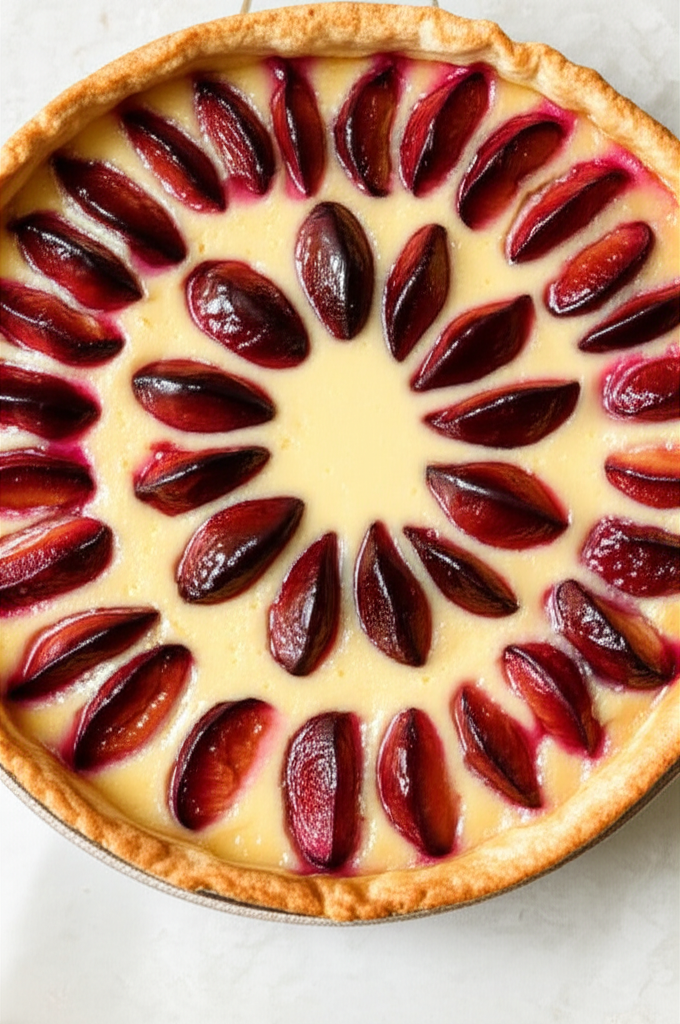Belgian Plum Flan image