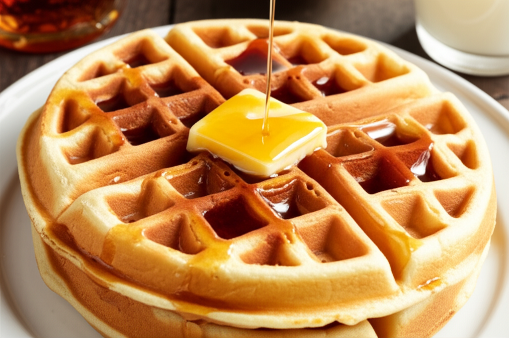 Belgian Style Yeast Waffles From Kaf image