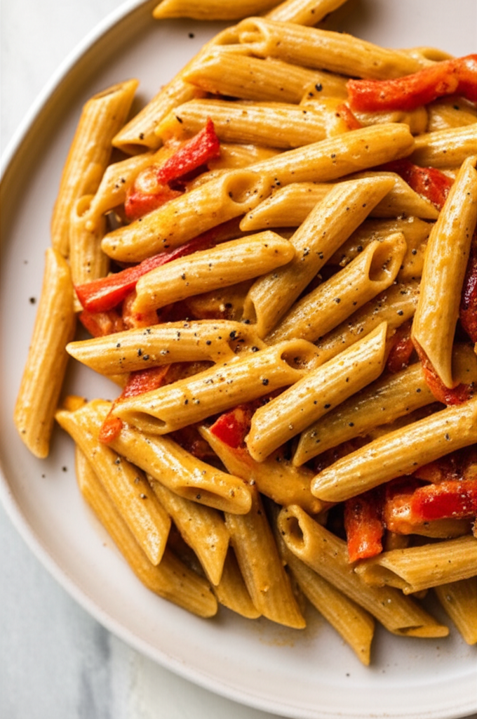 Bell Pepper Cream Cheese Pasta image